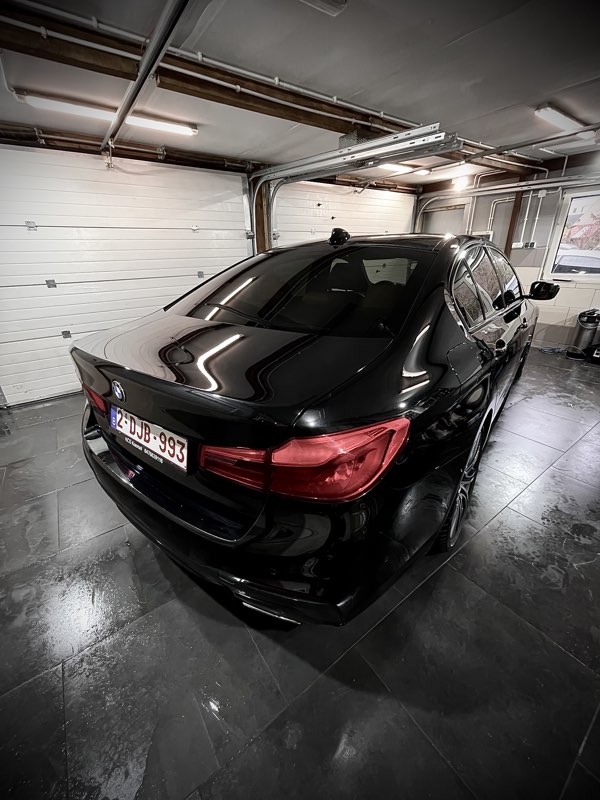 Czarne BMW serii 6 Gran Coupe z przyciemnionymi szybami w studio GWrap - przyciemnianie szyb Kielce